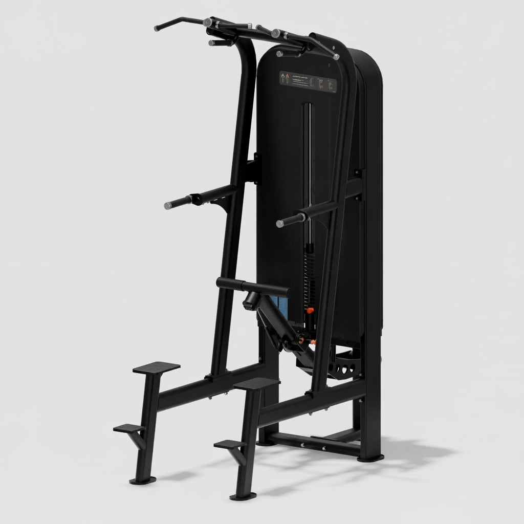 Assisted Chin Up / Dip Exercise Machine (AF-8806) | Dual Function Gym Equipment