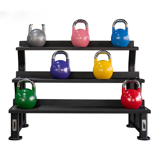 3 Tier Kettlebell Rack AF-8626 – Heavy Duty Steel Gym Storage Stand