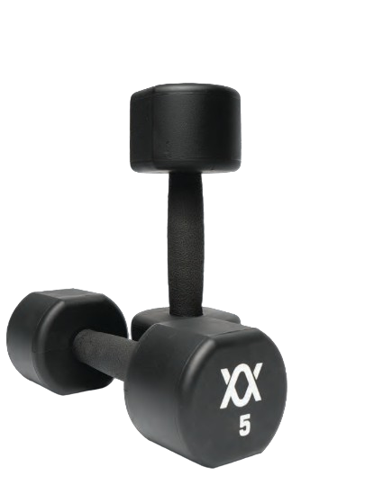 Full TPU Coated Dumbbell AF-8618 – 2.5–25 lb Durable Strength Training Weights
